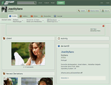 Tablet Screenshot of joaostyliano.deviantart.com