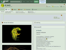 Tablet Screenshot of dr-leech.deviantart.com
