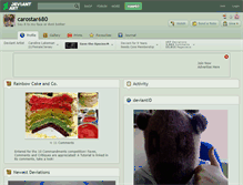 Tablet Screenshot of carostar680.deviantart.com