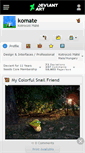 Mobile Screenshot of komate.deviantart.com