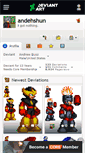 Mobile Screenshot of andehshun.deviantart.com