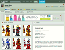 Tablet Screenshot of andehshun.deviantart.com