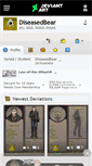 Mobile Screenshot of diseasedbear.deviantart.com