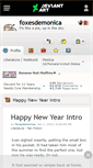Mobile Screenshot of foxesdemonica.deviantart.com