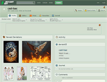 Tablet Screenshot of cast-tsac.deviantart.com