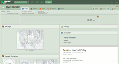 Desktop Screenshot of panty-monster.deviantart.com