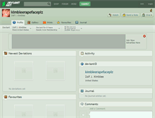 Tablet Screenshot of kimbleerapefaceplz.deviantart.com