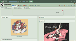 Desktop Screenshot of pirate-dolly.deviantart.com
