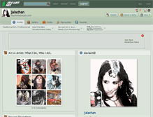 Tablet Screenshot of jalachan.deviantart.com