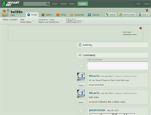 Tablet Screenshot of bell88e.deviantart.com