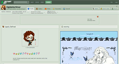 Desktop Screenshot of gigidemortimer.deviantart.com