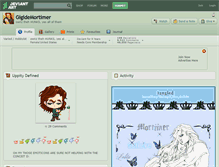 Tablet Screenshot of gigidemortimer.deviantart.com