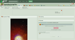 Desktop Screenshot of daseinblackzangeltan.deviantart.com