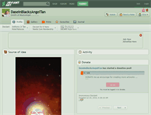 Tablet Screenshot of daseinblackzangeltan.deviantart.com