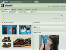 Tablet Screenshot of itsmejuliad.deviantart.com