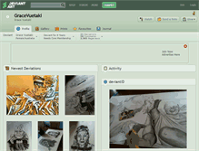 Tablet Screenshot of gracevuetaki.deviantart.com