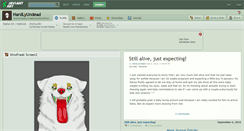 Desktop Screenshot of hardlyundead.deviantart.com