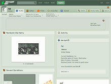 Tablet Screenshot of ne.deviantart.com