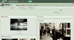 Desktop Screenshot of cafeinman.deviantart.com