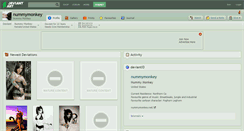 Desktop Screenshot of nummymonkey.deviantart.com