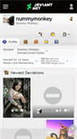 Mobile Screenshot of nummymonkey.deviantart.com