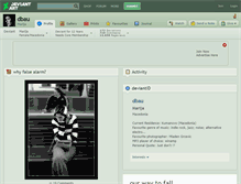 Tablet Screenshot of dbau.deviantart.com
