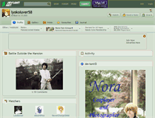 Tablet Screenshot of lyokoluver58.deviantart.com