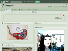 Tablet Screenshot of funkyjewels.deviantart.com