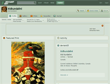 Tablet Screenshot of kidkundalini.deviantart.com