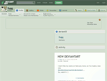 Tablet Screenshot of fuqq.deviantart.com