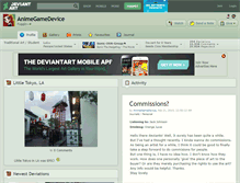 Tablet Screenshot of animegamedevice.deviantart.com