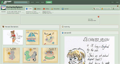 Desktop Screenshot of enchantedspleen.deviantart.com