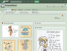 Tablet Screenshot of enchantedspleen.deviantart.com
