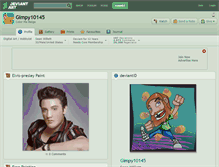 Tablet Screenshot of gimpy10145.deviantart.com
