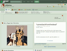Tablet Screenshot of lilithirina.deviantart.com