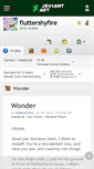 Mobile Screenshot of fluttershyfire.deviantart.com