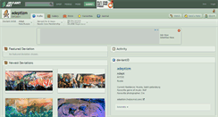 Desktop Screenshot of adeptizm.deviantart.com