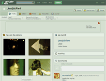 Tablet Screenshot of jessijubilant.deviantart.com