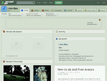 Tablet Screenshot of i-am-ben.deviantart.com