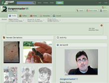 Tablet Screenshot of dungeonmaster11.deviantart.com