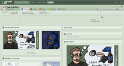 Desktop Screenshot of dek-is-filthy.deviantart.com