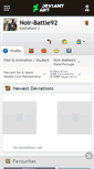 Mobile Screenshot of noir-battle92.deviantart.com