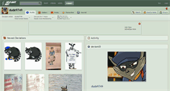 Desktop Screenshot of dude9749.deviantart.com