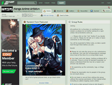 Tablet Screenshot of manga-anime-artists.deviantart.com