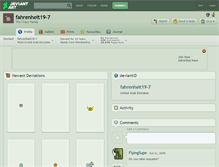 Tablet Screenshot of fahrenheit19-7.deviantart.com