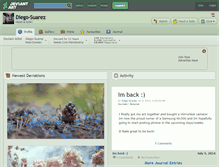 Tablet Screenshot of diego-suarez.deviantart.com