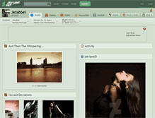 Tablet Screenshot of jezabbel.deviantart.com