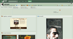Desktop Screenshot of jadknight.deviantart.com