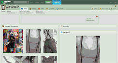 Desktop Screenshot of andrea10247.deviantart.com