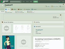 Tablet Screenshot of headshottf.deviantart.com